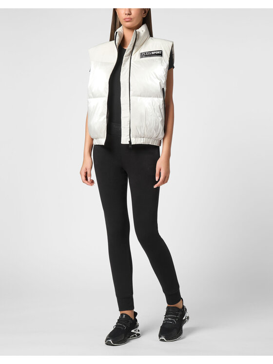 Plein Sport Plein Sport Bezrękawnik 14205 Biały Regular Fit