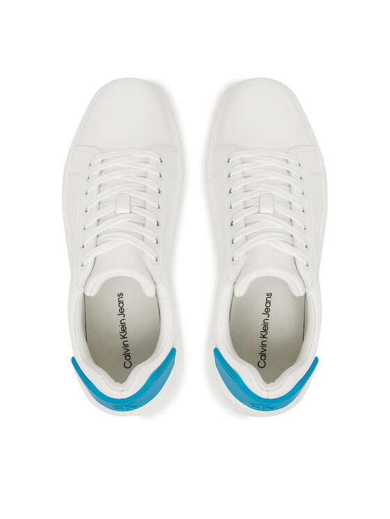 Calvin Klein Jeans Calvin Klein Jeans Sneakersy Chunky Cupsole Ru Patch Lth YM0YM01296 Biały