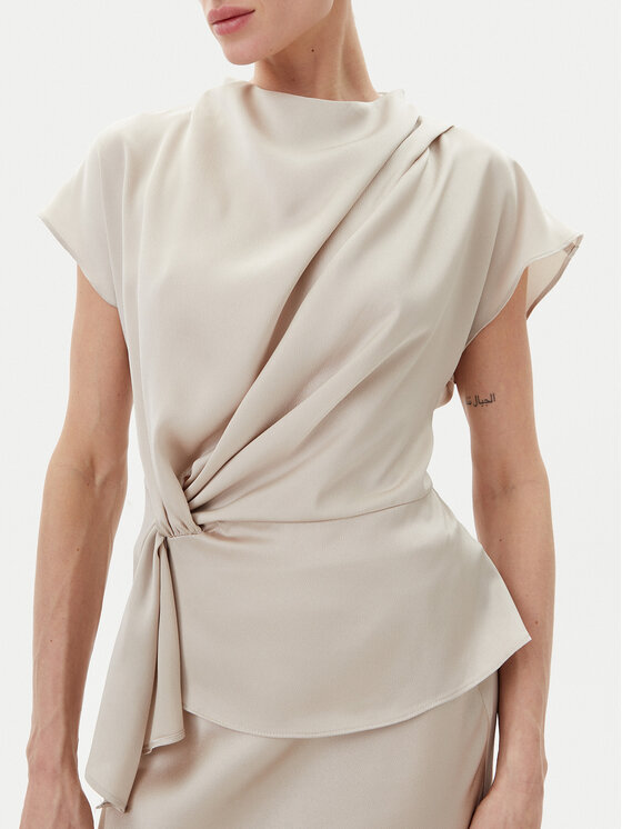 Bruuns Bazaar Bruuns Bazaar Blúz Acacia BBW4427 Bézs Regular Fit