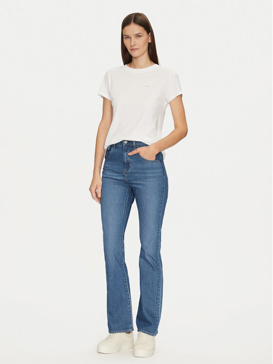 BOSS BOSS Farmer Lyris 50531993 Kék Straight Fit