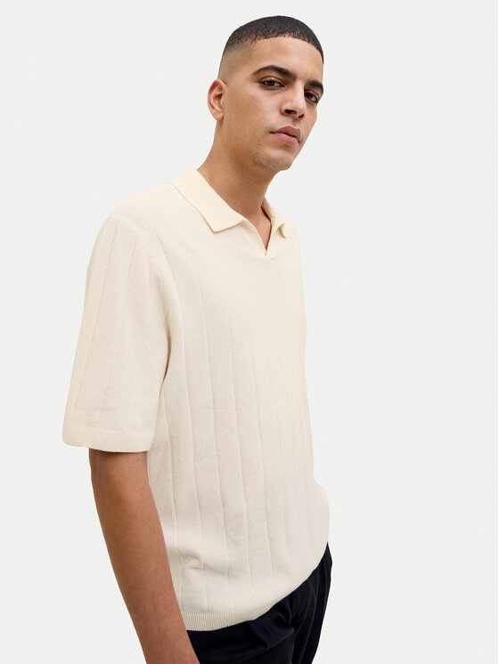 Jack & Jones Jack & Jones Poloshirt Varenna 12272578 Beige Relaxed Fit
