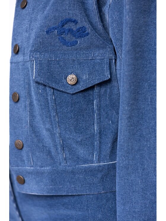 Me complete Me complete Kurtka przejściowa Katana Alma denim Niebieski Relaxed Fit