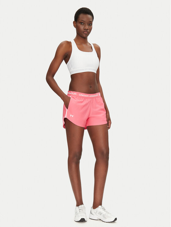 Under Armour Under Armour Športové kraťasy Tech™ Play Up 1389882 Ružová Regular Fit