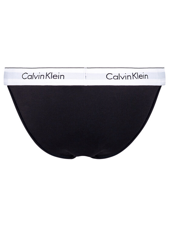 Calvin Klein Underwear Calvin Klein Underwear Klasične spodnje hlačke Tanga 000QF4977A Črna