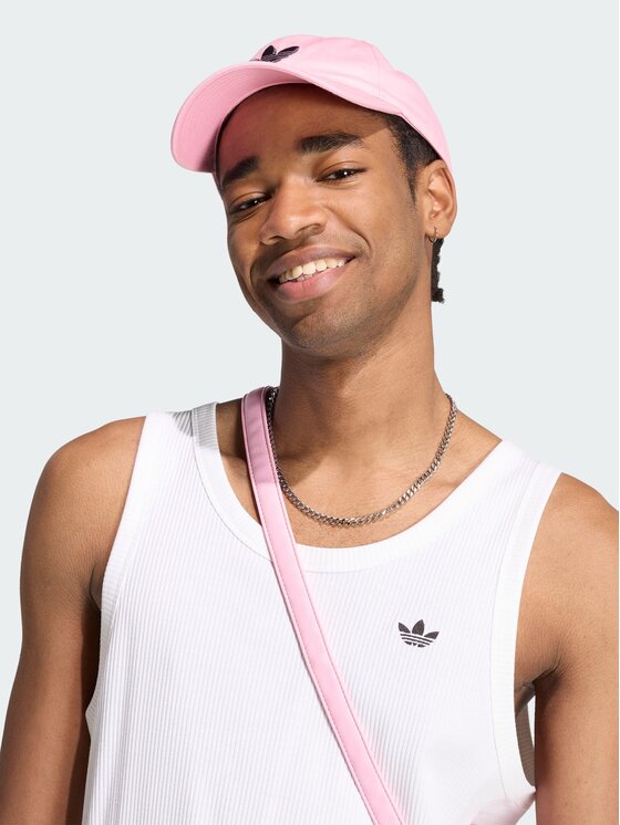adidas adidas Tank top 164740 Biały Regular Fit