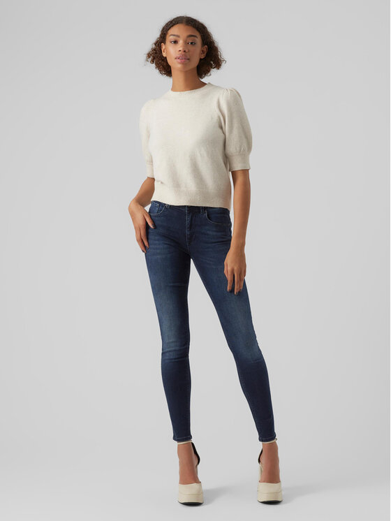 Vero Moda Vero Moda Džemperis Doffy 10278313 Écru Regular Fit