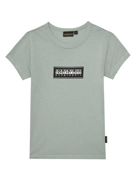 Napapijri Tricou Chamois NP0A4ILE D Verde Regular Fit