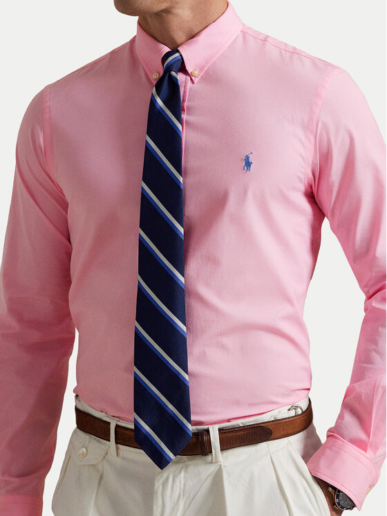 Polo Ralph Lauren Polo Ralph Lauren Košulja 710929348003 Ružičasta Slim Fit
