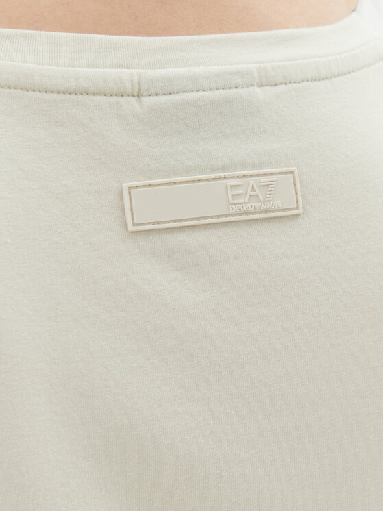 EA7 Emporio Armani EA7 Emporio Armani T-Shirt 7W000133 AF10373 U1112 Beżowy Regular Fit