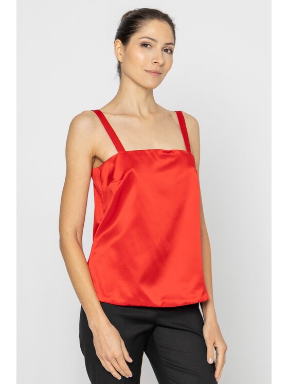 Deni Cler Milano Deni Cler Milano Top W-DC-0054-D5-L1-30-1 Czerwony