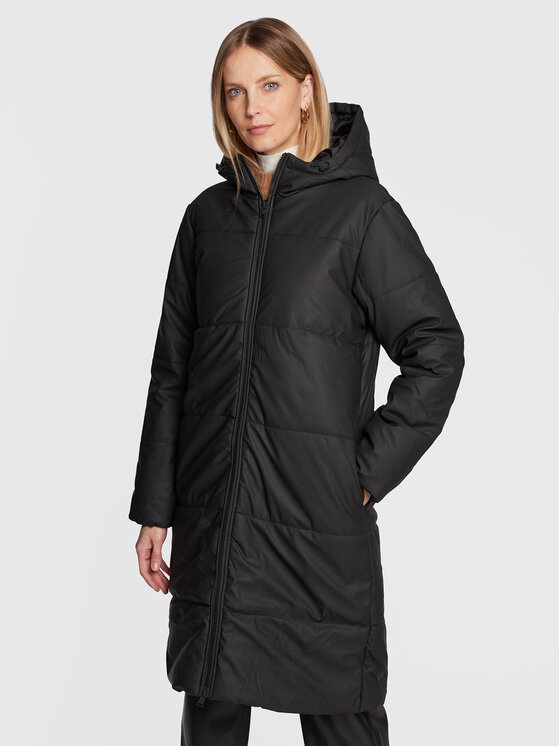 Fransa Fransa Giacca in similpelle Emory 20611318 Nero Regular Fit