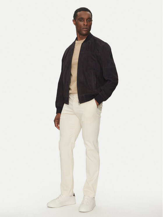 JOOP! JOOP! Шкіряна куртка 17 Pios 80000774 Cиній Regular Fit