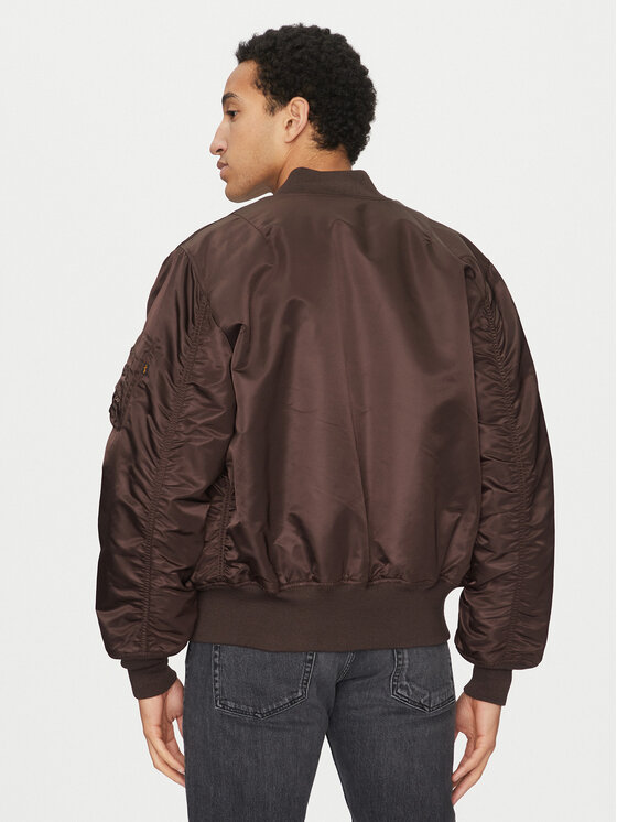 Alpha Industries Alpha Industries Kurtka bomber Ma-1 100101 Brązowy Regular Fit