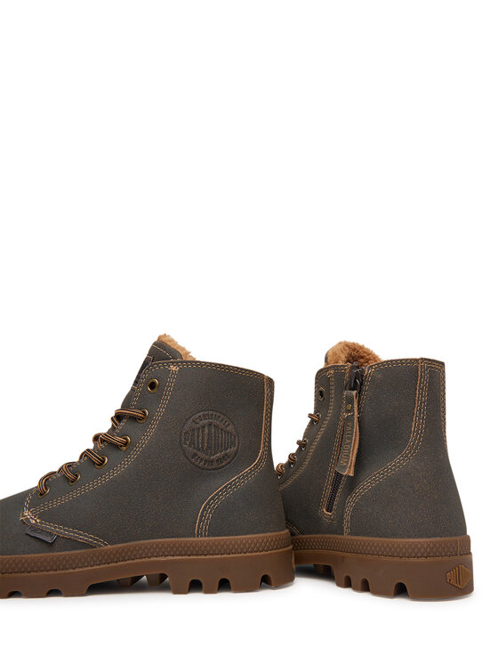 Palladium Palladium Зимни обувки Pampa Zip Wl Pilot 74977-242-M Тъмнокафяв