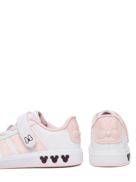 adidas adidas Sneakersy Grand Court Minnie El K JR8134 Bílá
