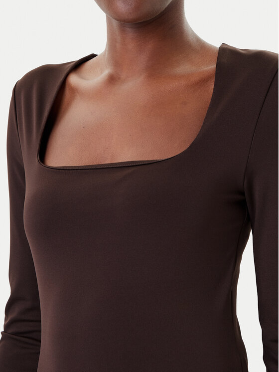 Vero Moda Vero Moda Majica Million 10334613 Smeđa Regular Fit