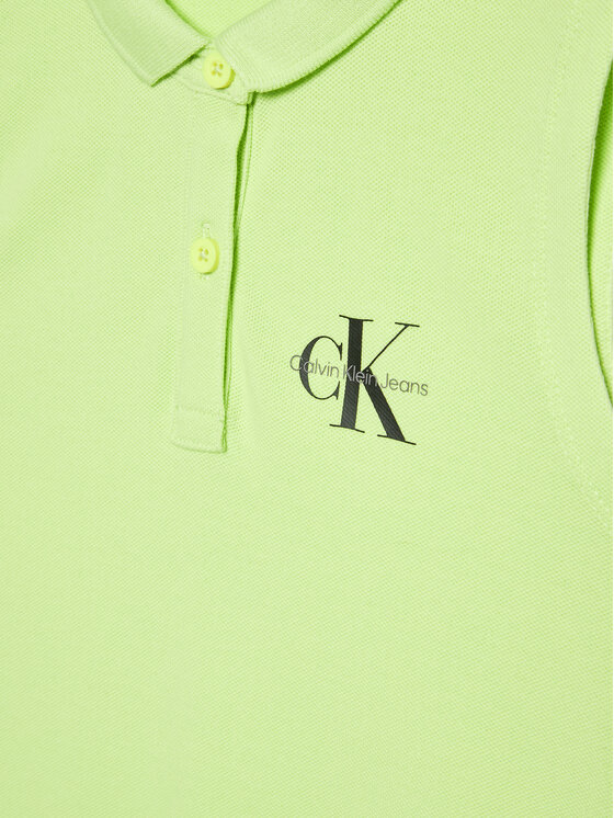 Calvin Klein Jeans Calvin Klein Jeans Vestito da giorno IG0IG01411 Verde Regular Fit