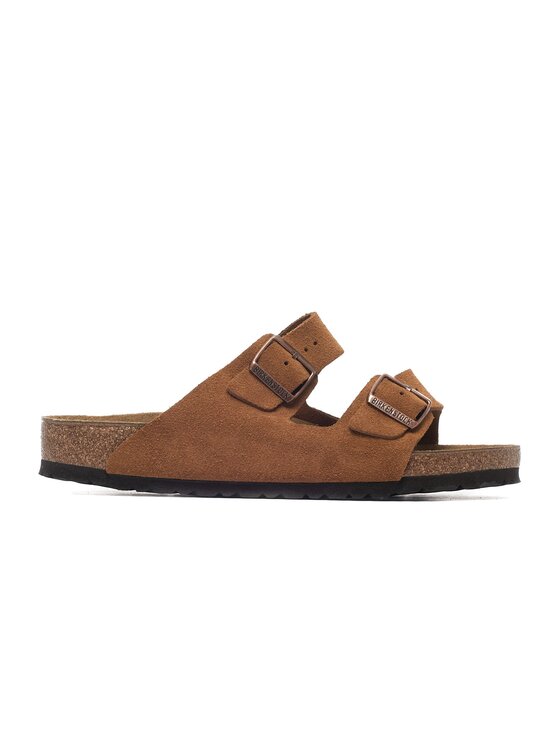 Birkenstock Birkenstock Klapki Arizona LEVE Mink 1027082 Brązowy
