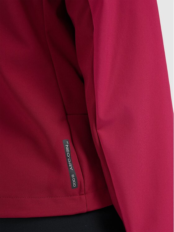 4F 4F Giacca softshell 4FRAW25TSOFF505-60S Rosso Regular Fit