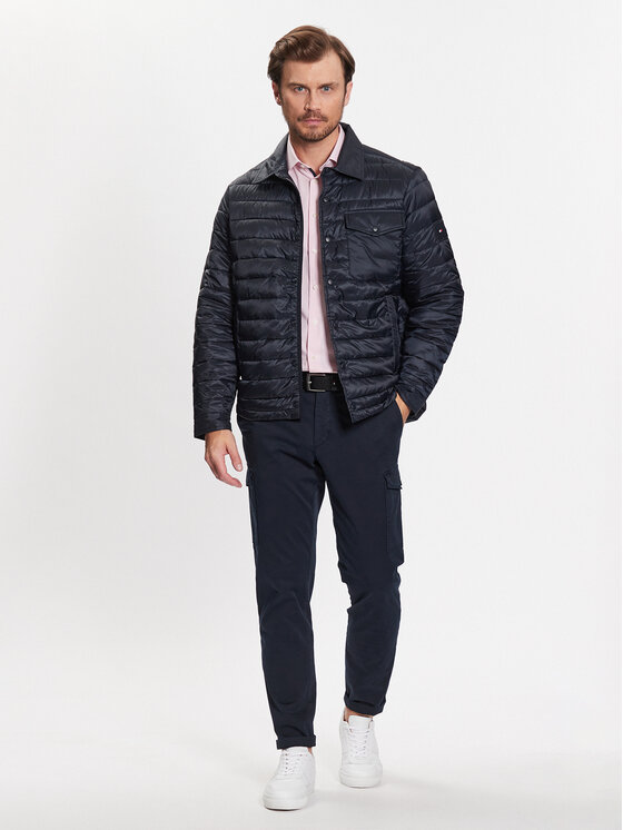 Tommy Hilfiger Tommy Hilfiger Giacca di transizione MW0MW32351 Blu scuro Regular Fit