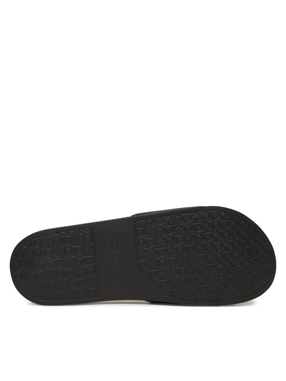 Calvin Klein Calvin Klein Papucs Pool Slide W/ Ck Square HM0HM01754 Fekete