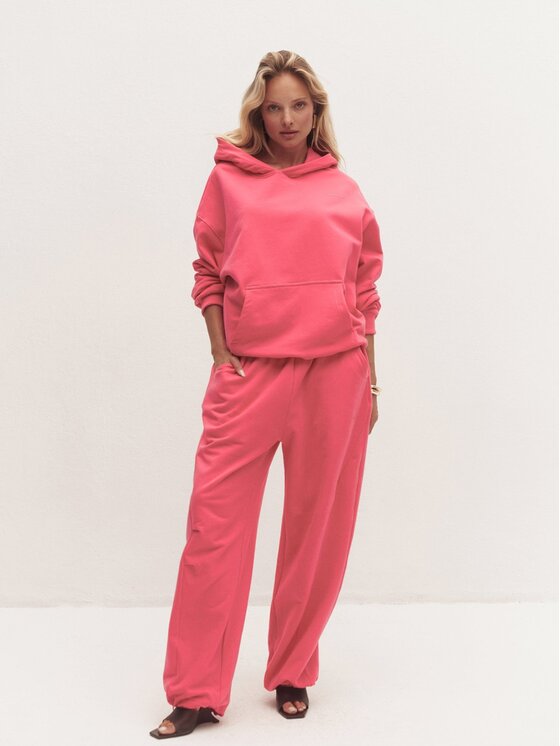 Le Collet Le Collet Bluza LUNEA Różowy Oversize