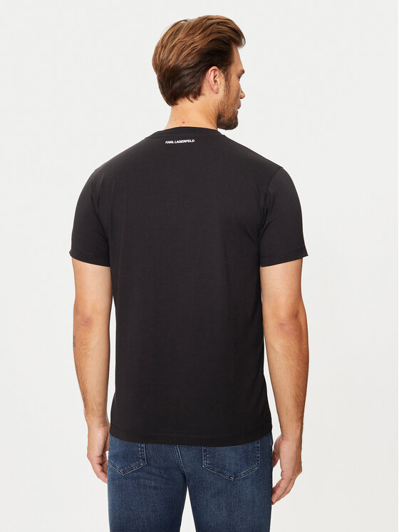 KARL LAGERFELD KARL LAGERFELD T-Shirt 755061 544241 Czarny Regular Fit