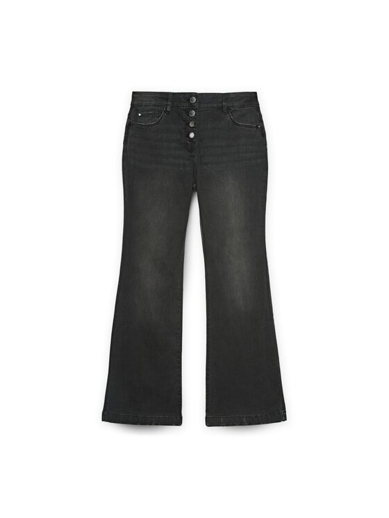 Fiorella Rubino Fiorella Rubino Jeans P402T104938N023 Grigio Flare Fit