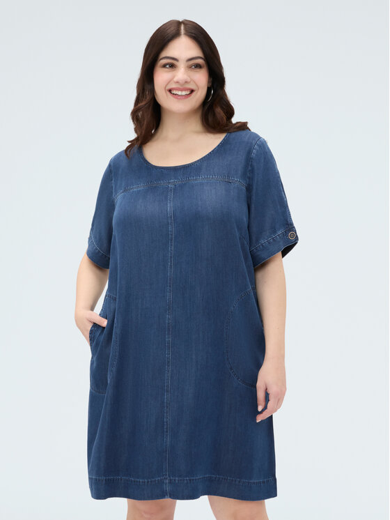 Fiorella Rubino Fiorella Rubino Abito da sera 7058T001734N034 Blu Baggy Fit