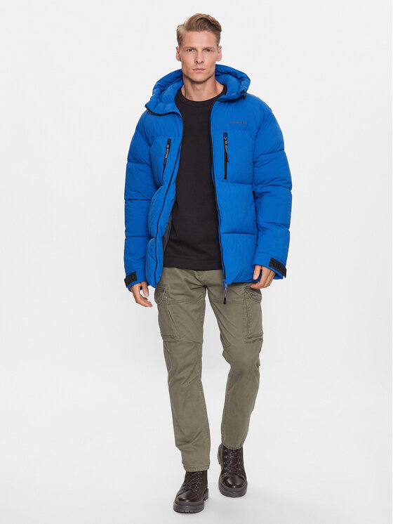 Didriksons Didriksons Kurtka zimowa Hilmer 504240 Niebieski Regular Fit