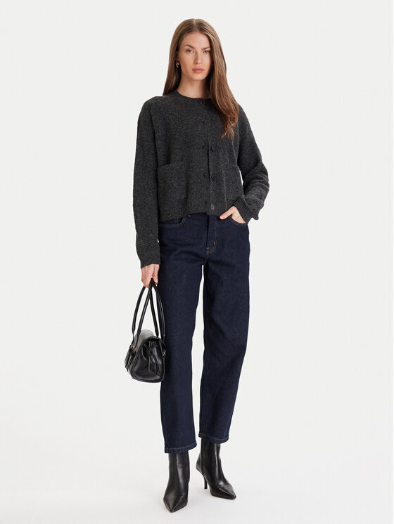 ONLY ONLY Jeansy Emily 15356761 Tmavomodrá Mom Fit