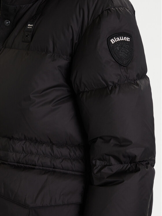 Blauer Blauer Vatovaná bunda 25WBLDB03175 Černá Regular Fit