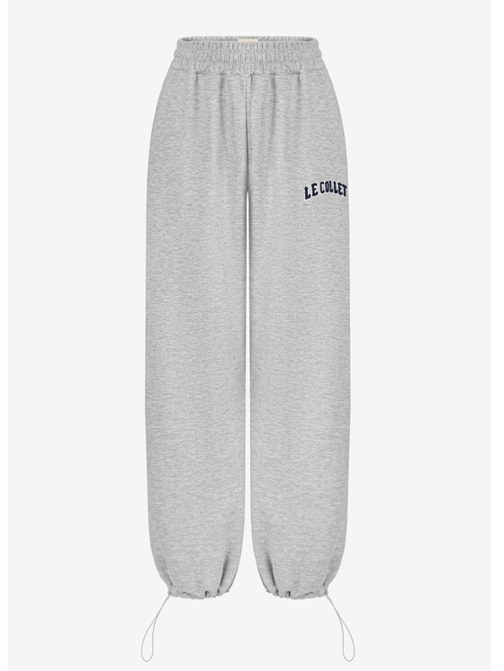 Le Collet Le Collet Spodnie dresowe LEYA Szary Wide Leg