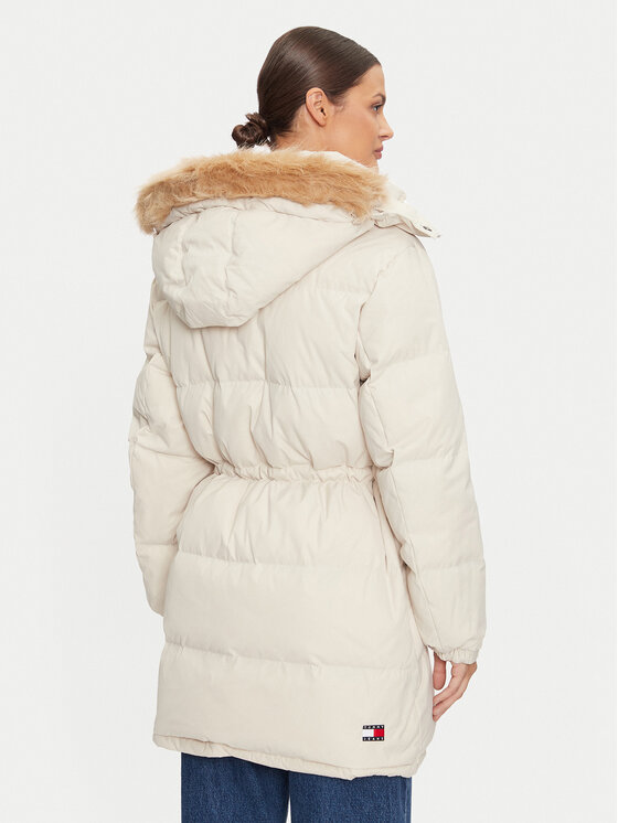 Tommy Jeans Tommy Jeans Pernata jakna Alaska DW0DW18821 Bež Regular Fit