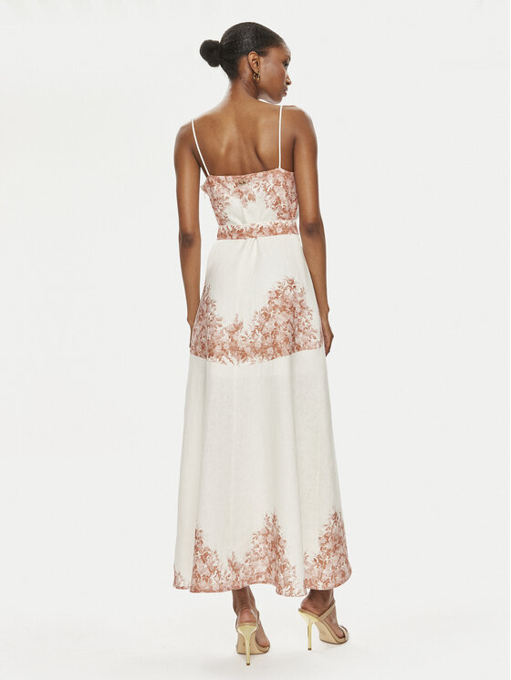 TWINSET TWINSET Лятна рокля 241TT2400 Екрю Regular Fit