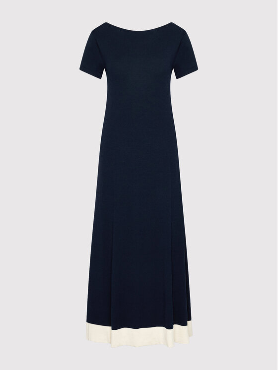 Weekend Max Mara Weekend Max Mara Koktel haljina Papaile 5320119 Tamnoplava Regular Fit