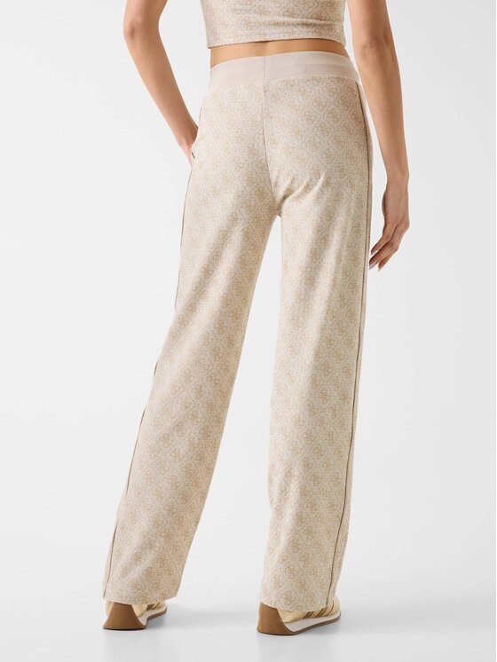 Guess Guess Spodnie materiałowe 182951 Beżowy Slim Fit