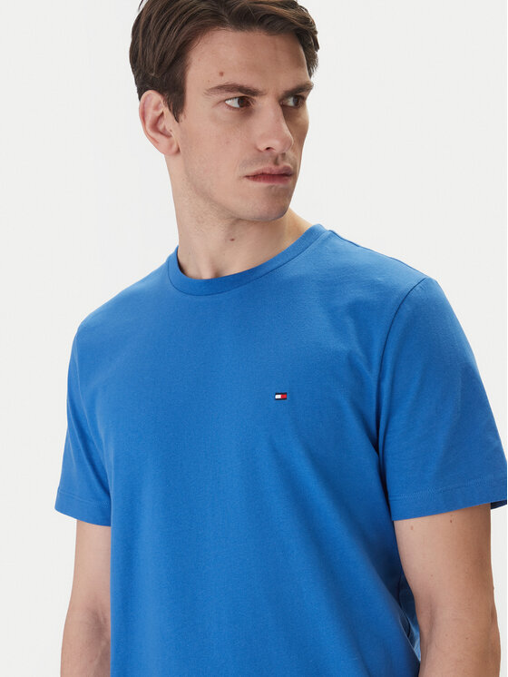 Tommy Hilfiger Tommy Hilfiger T-Shirt Ess Seasonal MW0MW39995 Blau Regular Fit