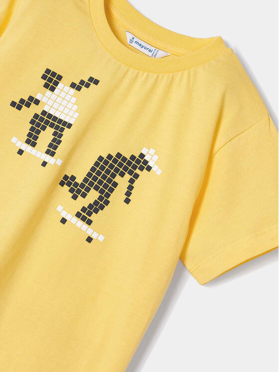 Mayoral Mayoral T-shirt 3013 Žuta Regular Fit