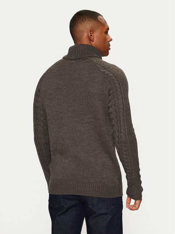 Brave Soul Brave Soul Dolčevita MK-610MORTON Siva Regular Fit