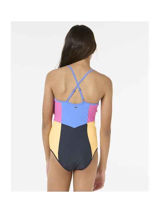 Rip Curl Rip Curl Strój kąpielowy Block Partyâ One Piece -Gir Granatowy
