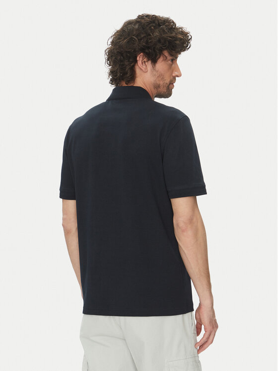 BOSS BOSS Polo Pe_Interlock 50520109 Granatowy Regular Fit