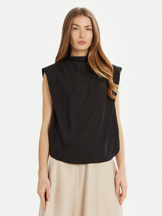 Marella Marella Blusa Armanda 2513161023 Nero Regular Fit