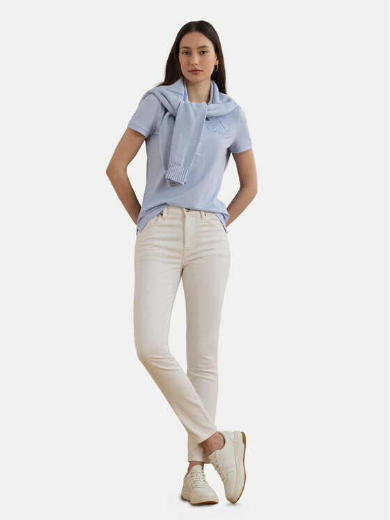 LAUREN RALPH LAUREN LAUREN RALPH LAUREN Polo majica 200966129001 Svetlo modra Slim Fit
