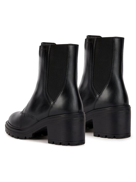 Geox Geox Īsie zābaki D Damiana D36QCC 00043 C9999 Melns