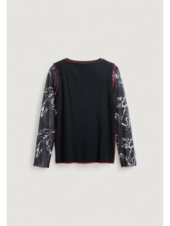 Desigual Desigual Πουλόβερ TS_MARTINA Μαύρο To Fit