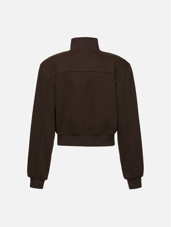 La Mania La Mania Felpa AMAL Marrone scuro Basic Fit
