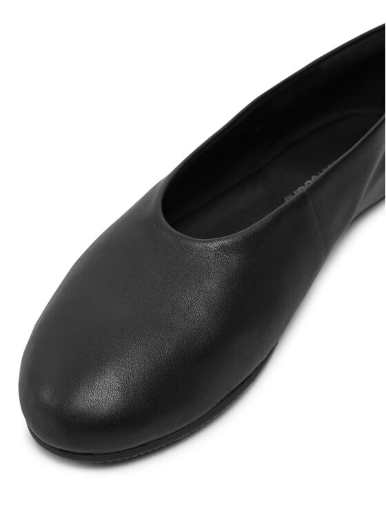 Calvin Klein Jeans Calvin Klein Jeans Μπαλαρίνες Ballerina Leather YW0YW01803 Μαύρο