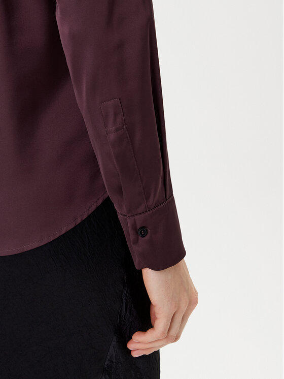 Marella Marella Риза Naples 2525116051 Бордо Regular Fit