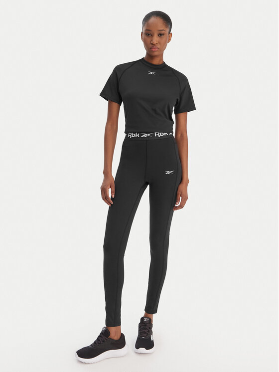 Reebok Reebok Leggings RK25606CCW Schwarz Slim Fit